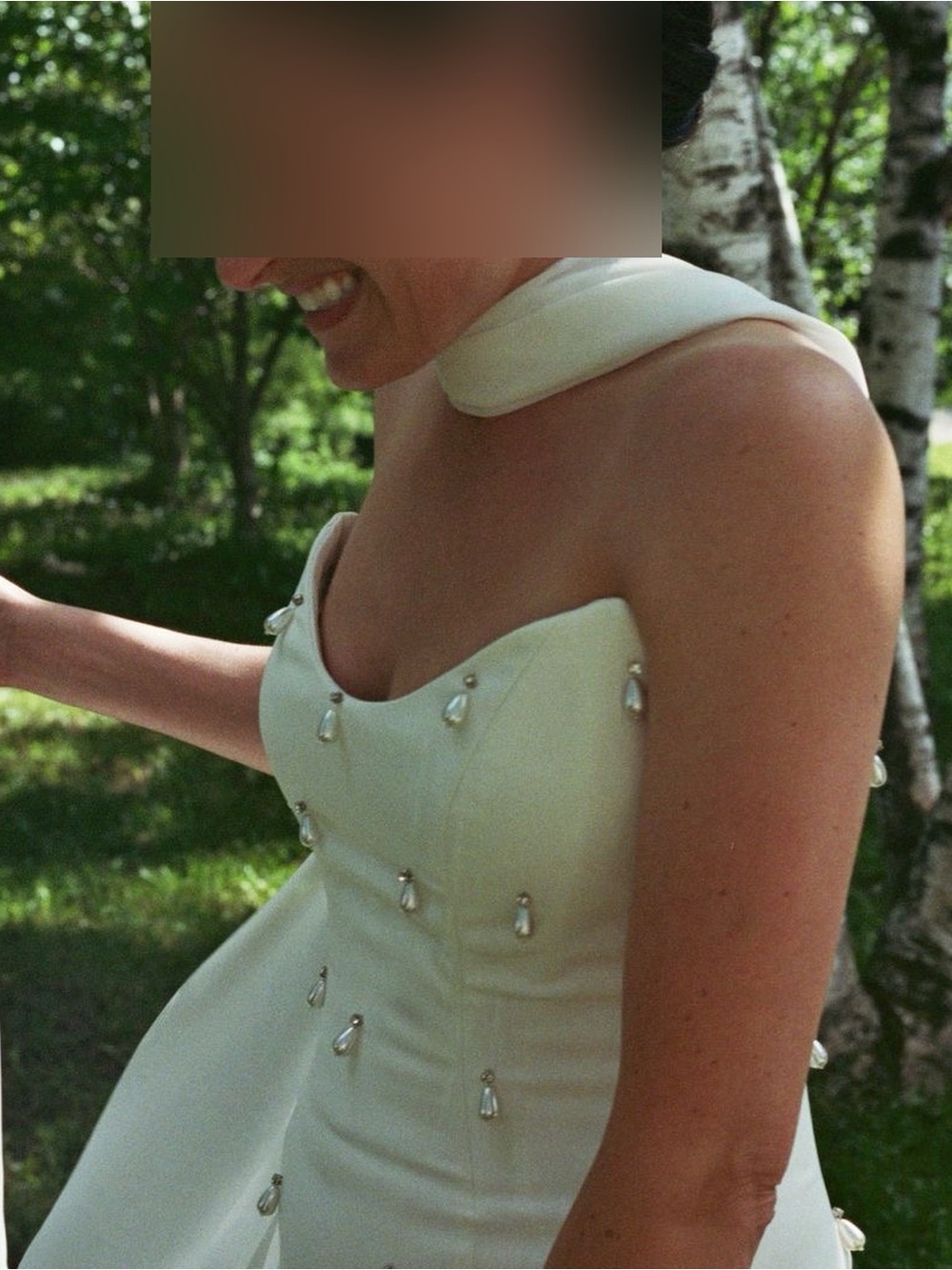Sarah Seven Candy Wedding Dress | Size 6 | Pearl Bridal Gown